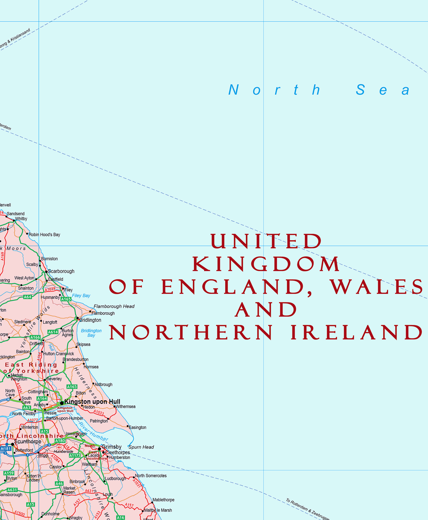 Scottish British Isles Political - Large 1:1m - Wall Map