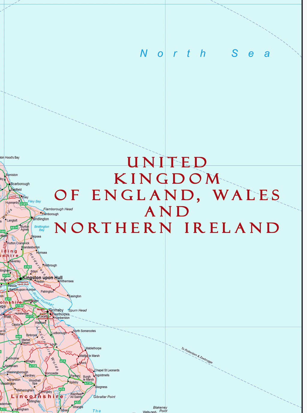 Scottish British Isles Political Map - 1:1m - Locked PDF