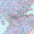 Scottish British Isles Political Map - 1:1m - GIF Image