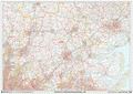 Chelmsford - CM - Postcode Wall Map