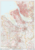 Chester - CH - Postcode Wall Map