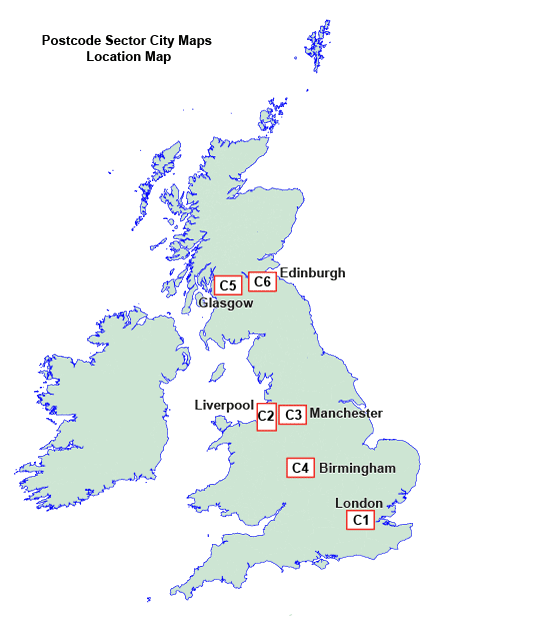 G40 Postcode Map Glasgow - G - Postcodes GIF Image (G4) – XYZ Maps