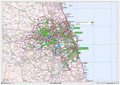 Tyne & Wear County Map - (CY41)