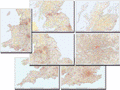 UK District Maps Bundle - 2A size (118cm x 168cm)