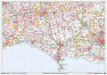 Dorchester - DT - Postcode Wall Map