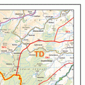 Dumfries & Galloway - DG - Postcode Wall Map