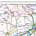 East Riding of Yorkshire County Map - (CY13)