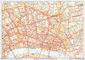 East City London - EC - Postcode Wall Map