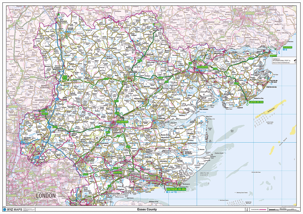 Essex County Map - (CY15)