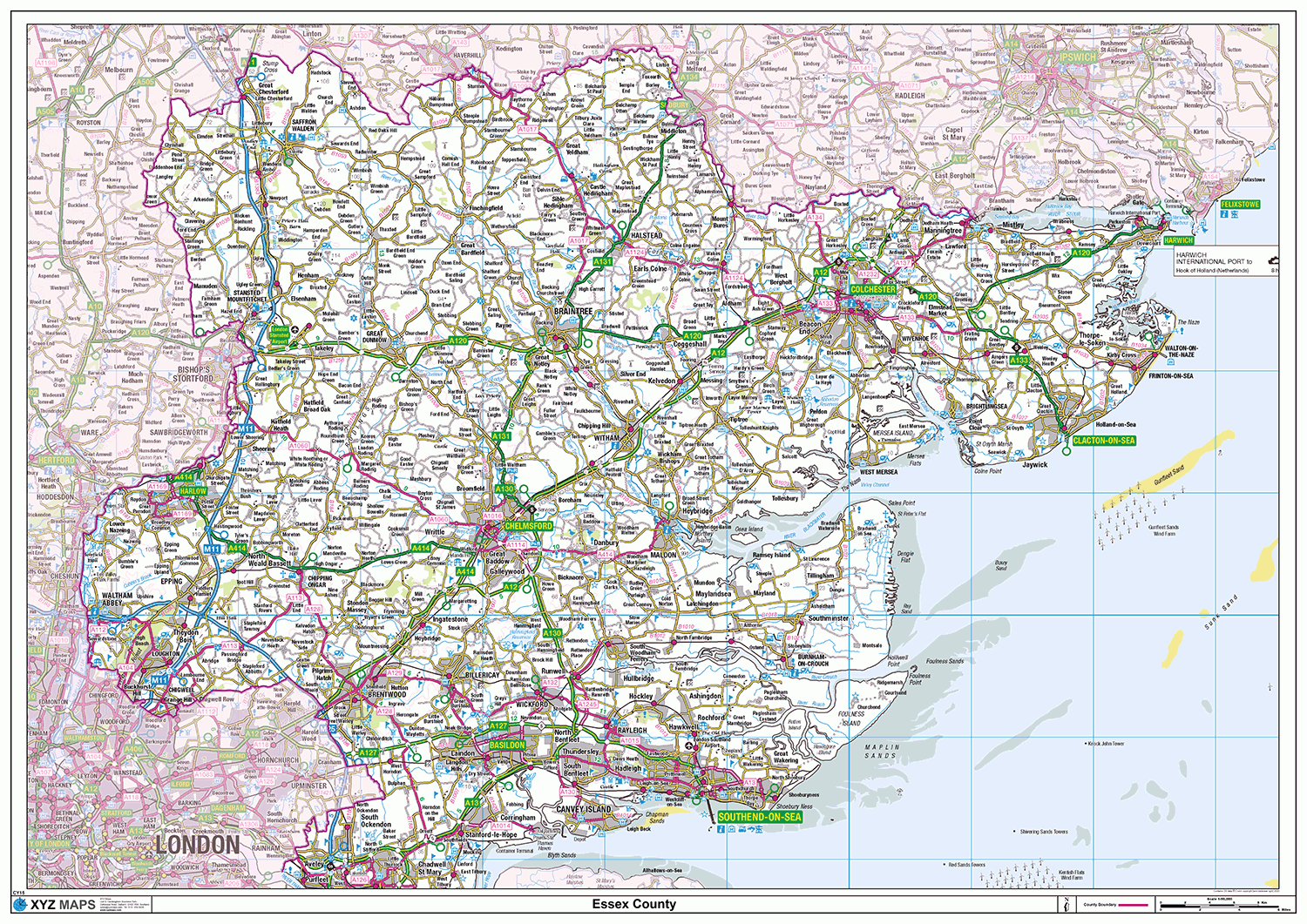 Essex County Map - (CY15)