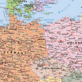 European Union - Pre-Brexit (UK In) Wall Map
