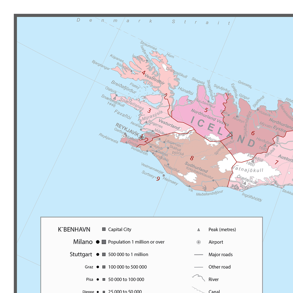 Er Postcode Map Europe Postcode Wall Map, European Postcodes – XYZ Maps