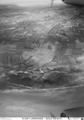 D-Day Gold Beach Panorama, Normandy - Aerial Photo