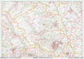 Harrogate - HG - Postcode Wall Map
