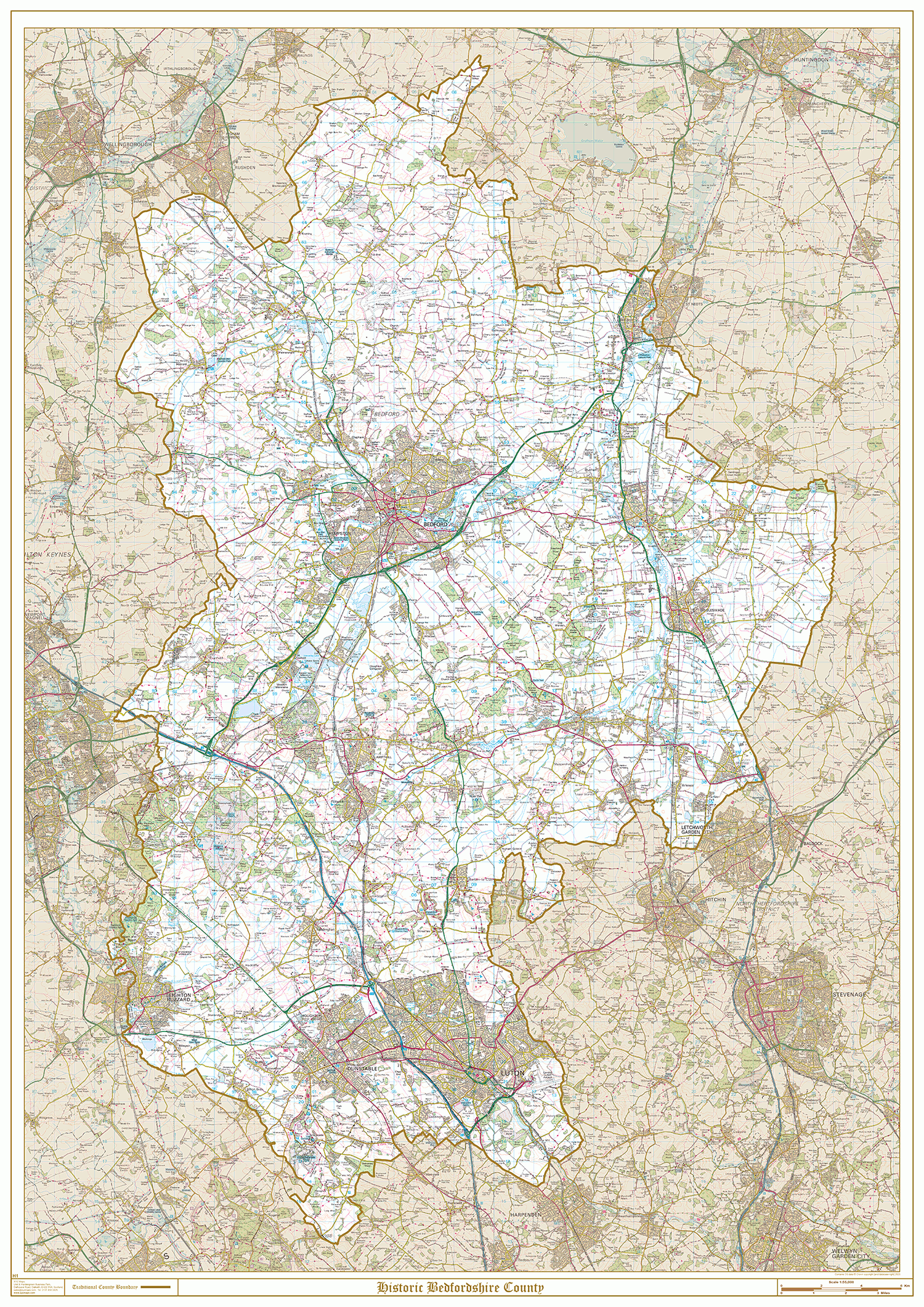 Historic English County Maps (pre-1974) – XYZ Maps