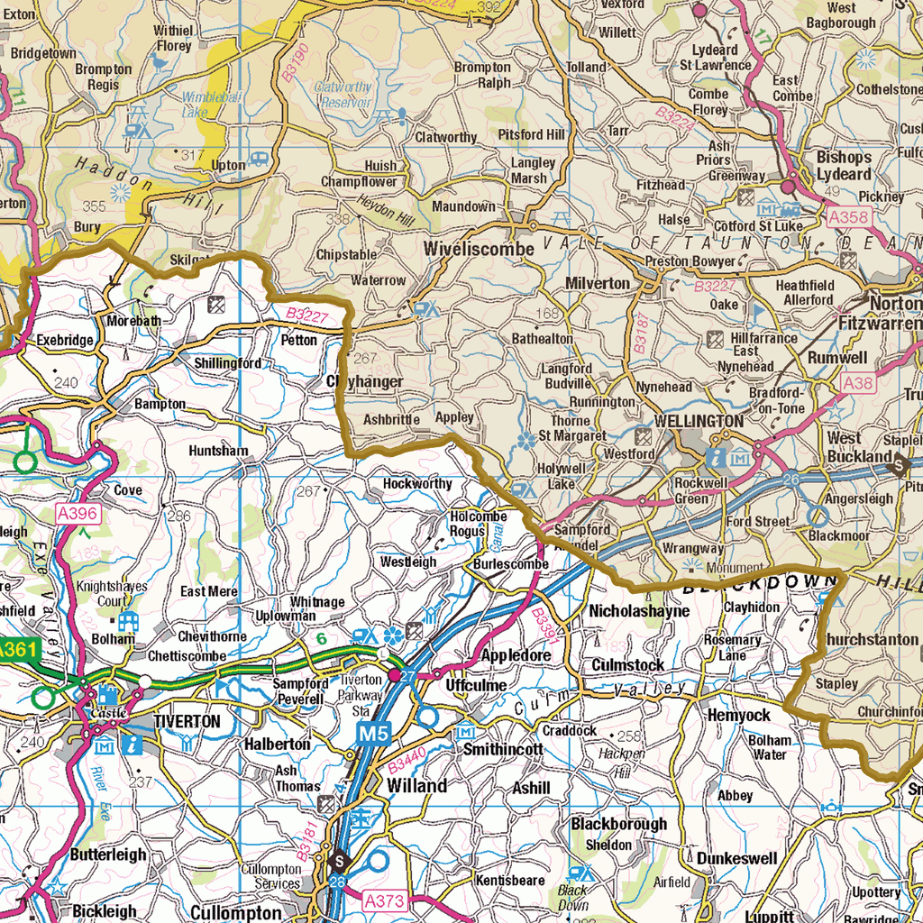Historic Devonshire County Map