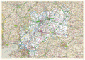 Historic Gloucestershire County Map