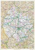 Historic Herefordshire County Map
