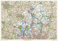 Historic Hertfordshire County Map