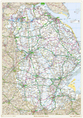 Historic Lincolnshire County Map