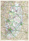 Historic Nottinghamshire County Map