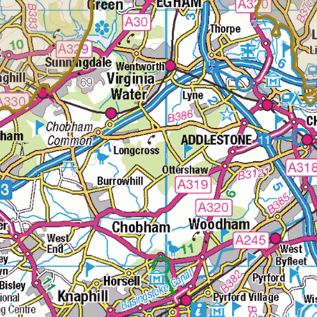 Historic Warwickshire County Map