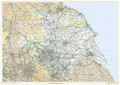 Historic Yorkshire County Map