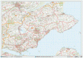 Kirkcaldy - KY- Postcode Wall Map