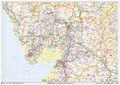 Lancaster  - LA - Postcode Wall Map