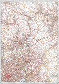 Oldham - OL - Postcode Wall Map