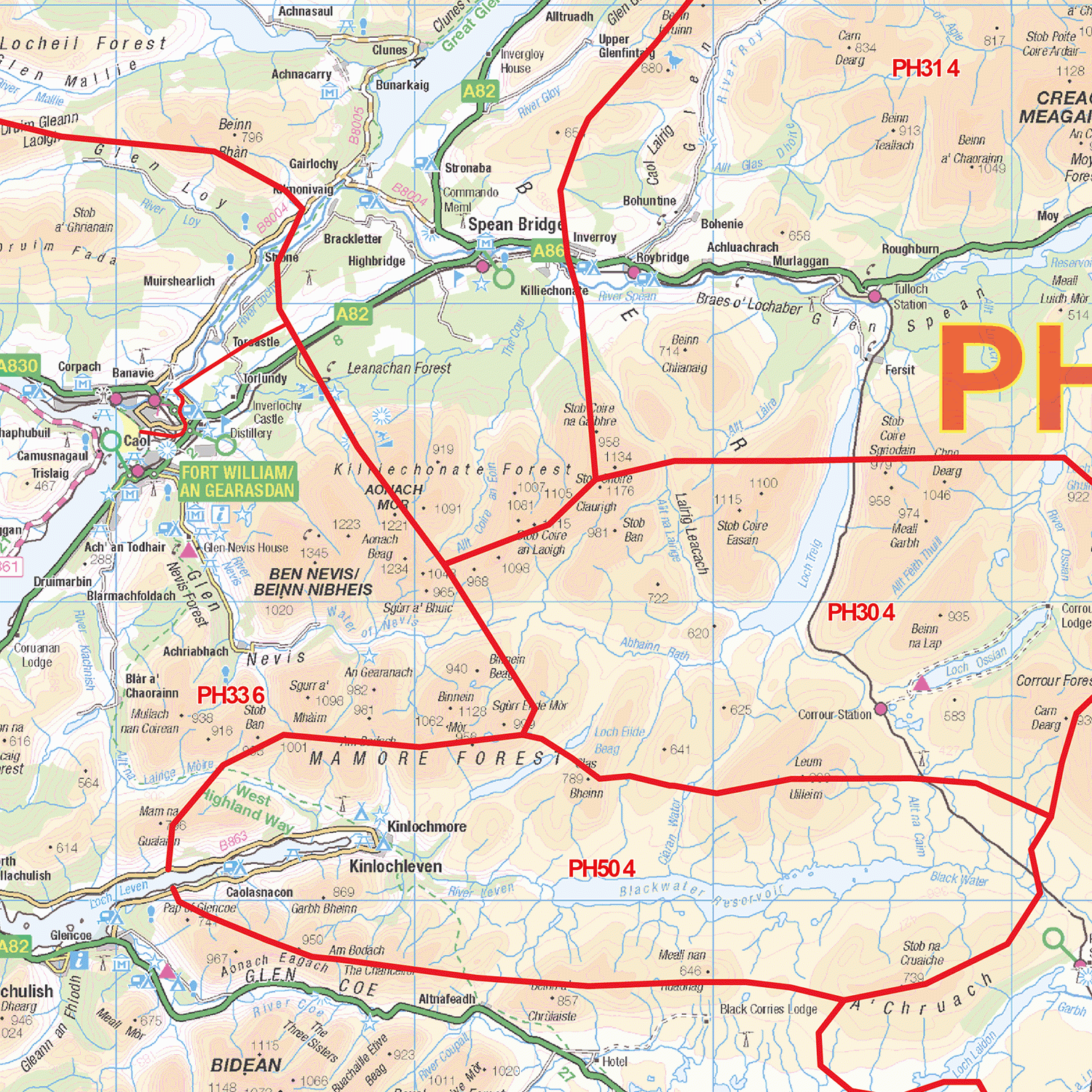 Perth - PH - Postcode Wall Map