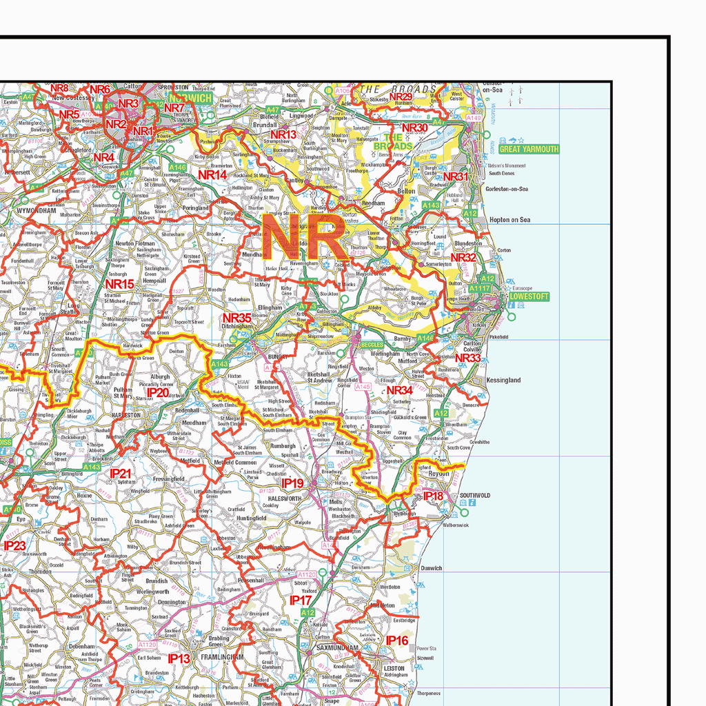 South East England - Postcode District - Locked PDF