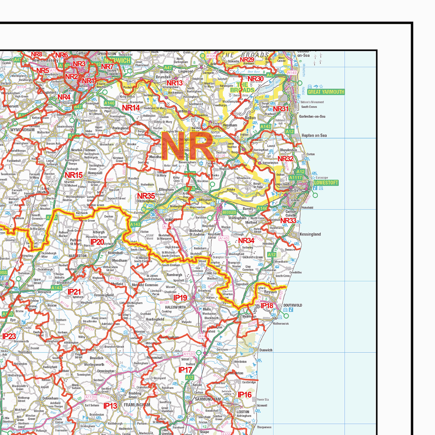 South East England - Postcode District - Locked PDF