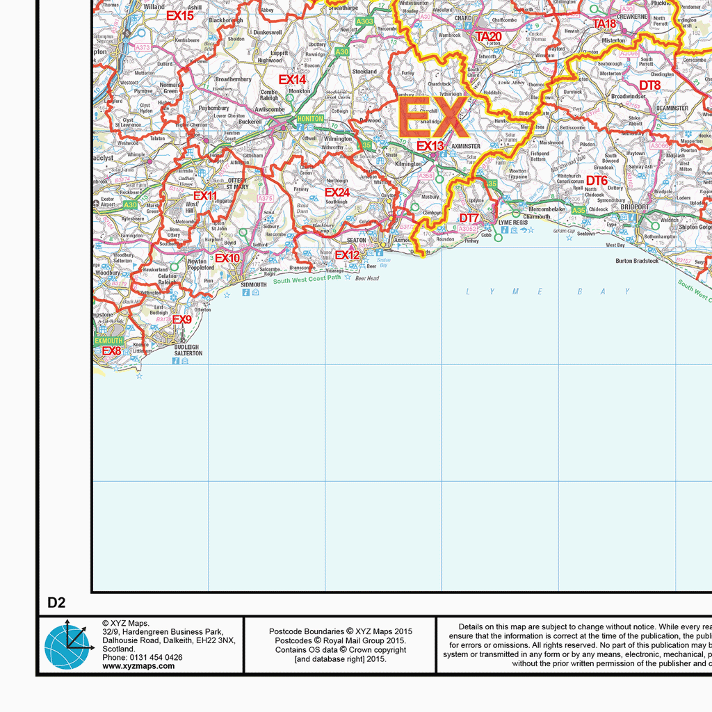 South East England - Postcode District - Locked PDF