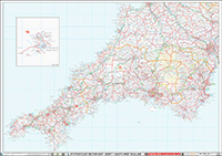 Postcode Sector Map - (S1) - South West England - Locked PDF