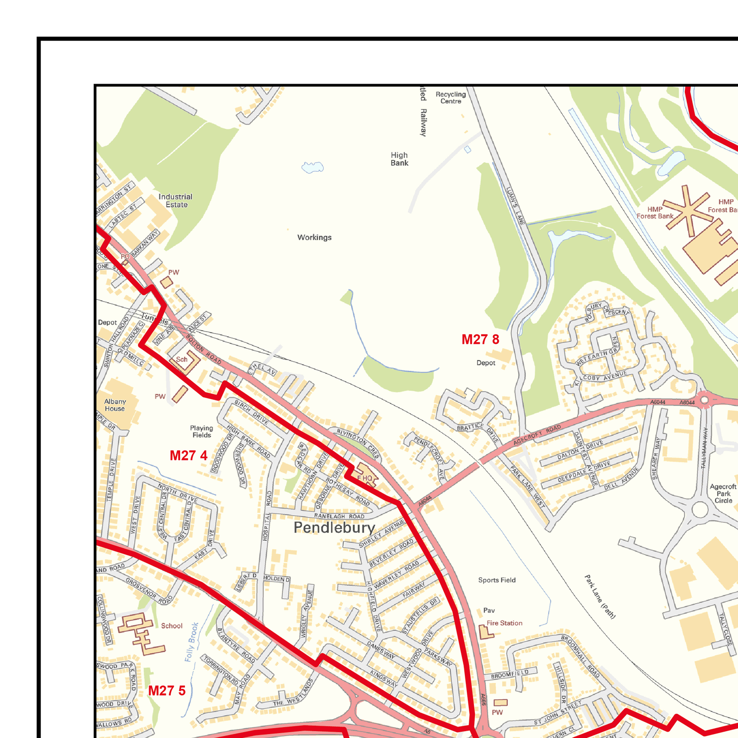 Me3 Postcode Manchester City Centre Postcode Sector Map (C3) - GeoPDF – XYZ Maps