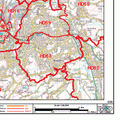 Halifax- HX - Postcode Wall Map