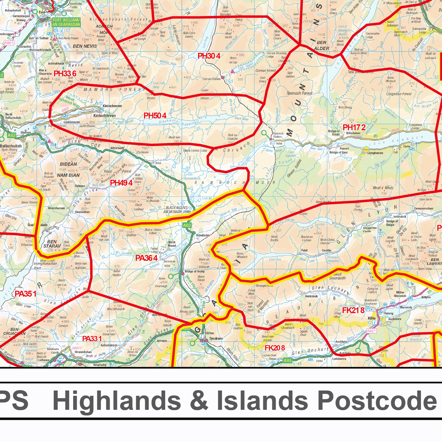 Ho Postcode Map Postcode Sector Map - (S19) - Highlands & Islands - GeoPDF – XYZ Maps