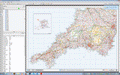 Postcode Sector Map - (S1) - South West England - Editable GeoPDF