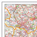 Postcode Sector Map - (S4) - South East England - Editable GeoPDF