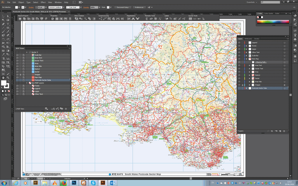 S5 Postcode Map Postcode Sector Map - (S5) - South Wales - GeoPDF – XYZ Maps