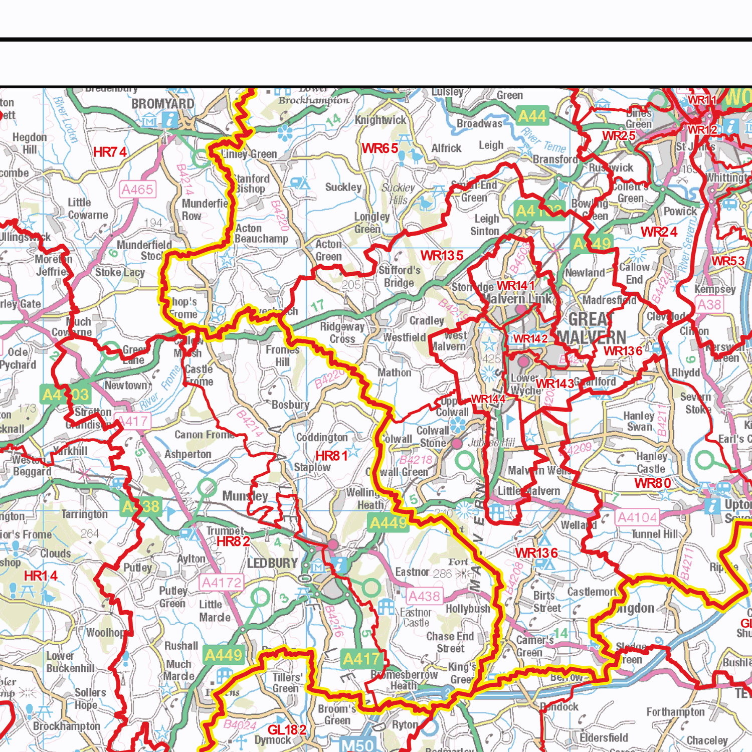 Postcode Sector Map - (S6) - Severn Estuary - GIF Image