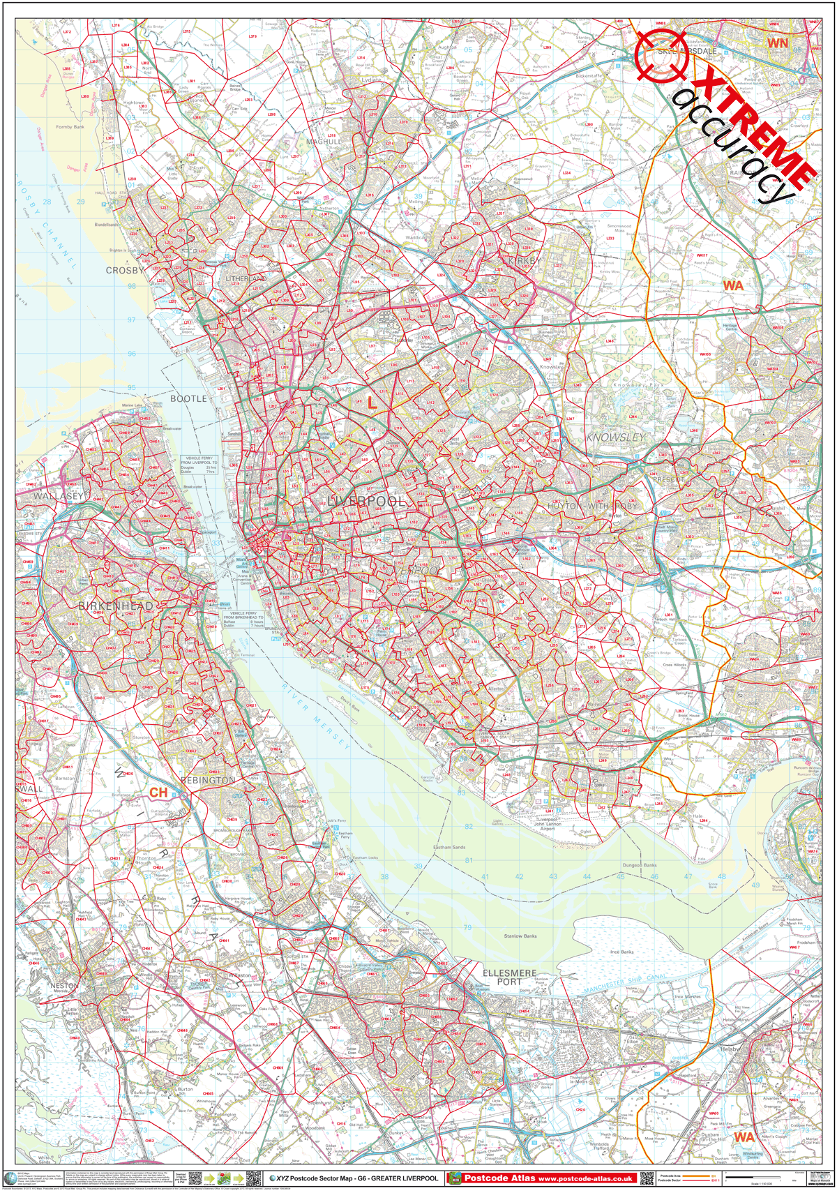 Liverpool - L -  Postcodes GIF Image (G6)