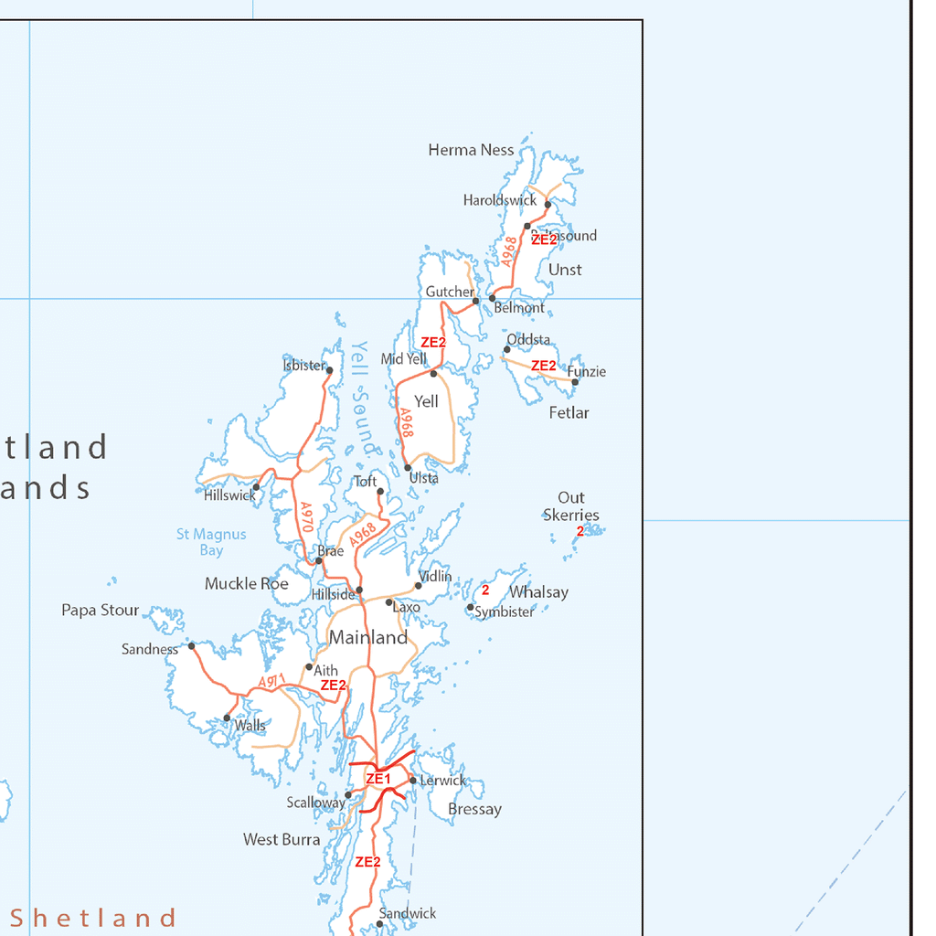 UK White Base - Postcode District - Editable GeoPDF