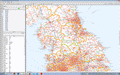 UK White Base - Postcode District - Editable GeoPDF