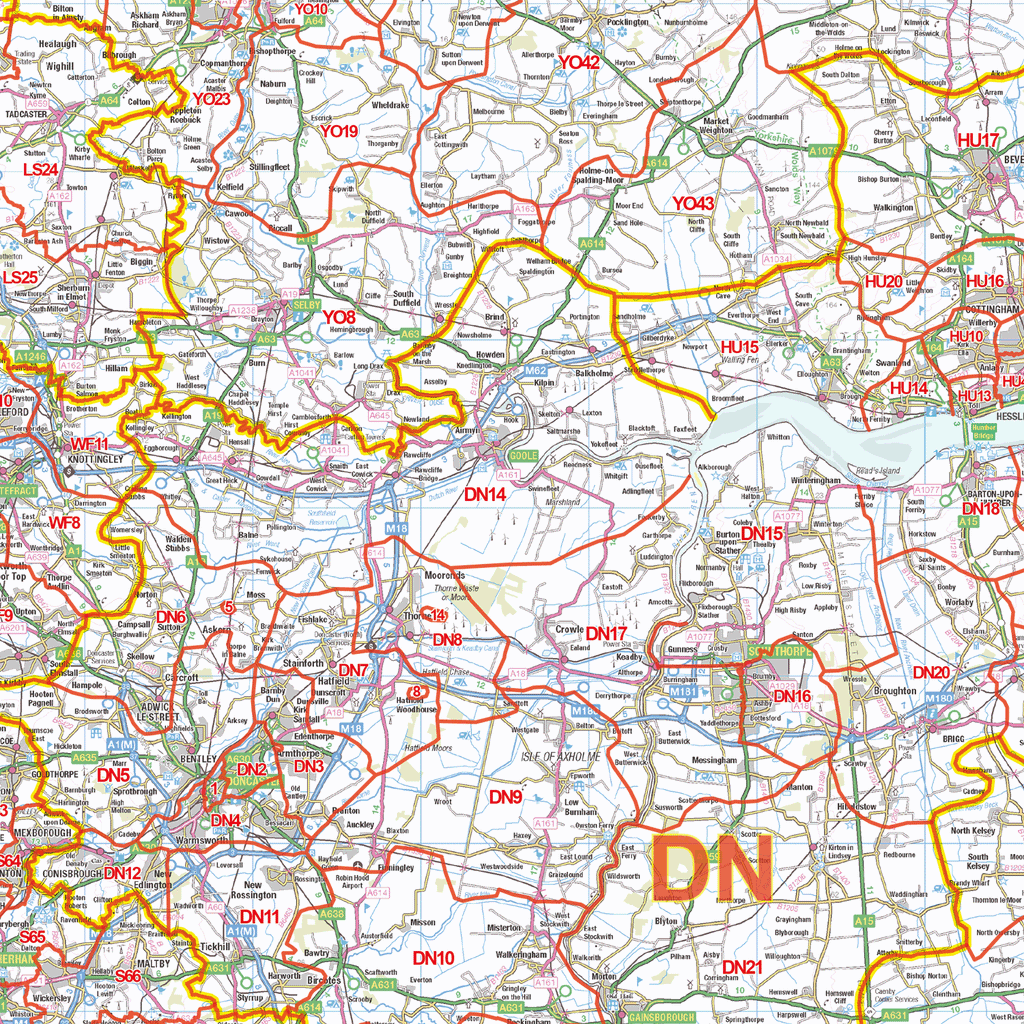 North England - Postcode District - Locked PDF