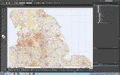 North England - Postcode District - Editable GeoPDF