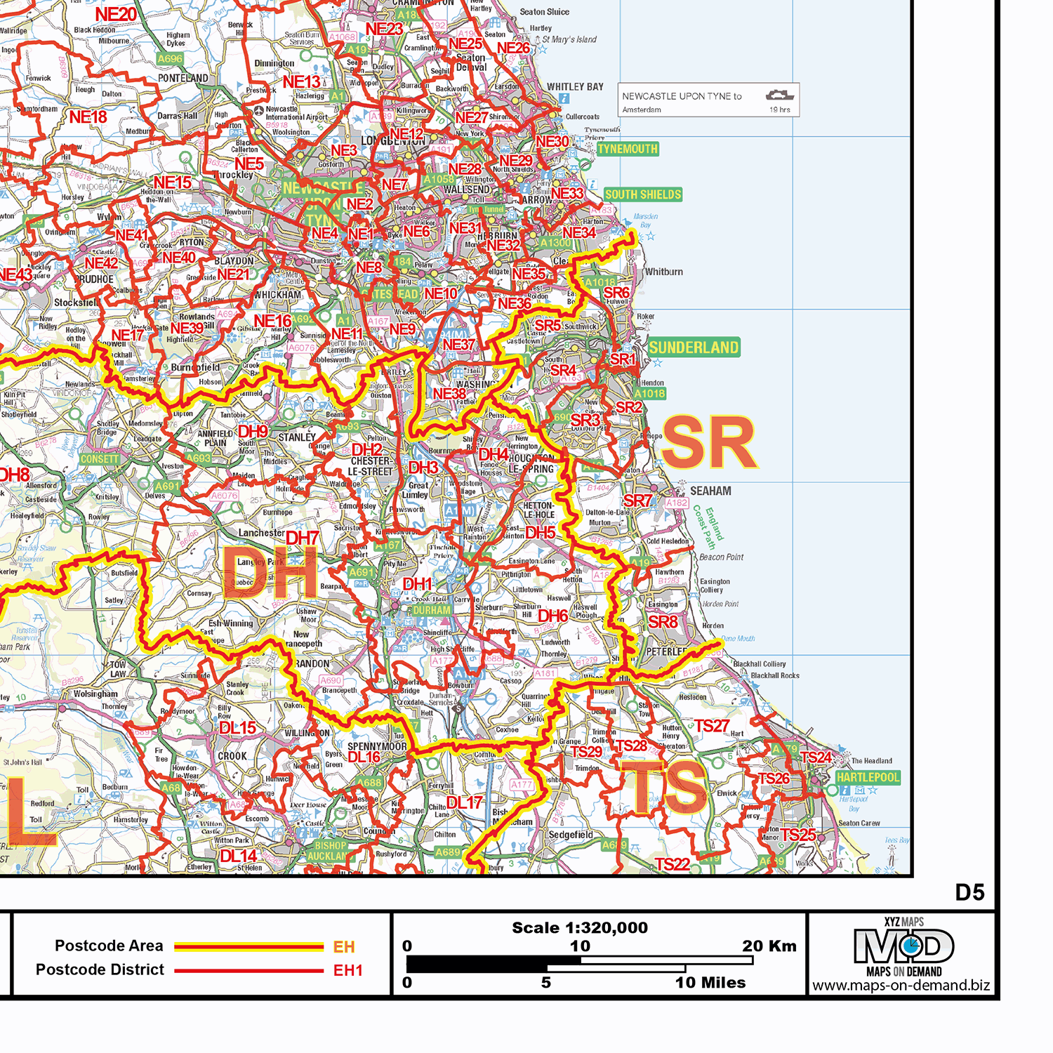 South Scotland - Postcode District - GIF Image
