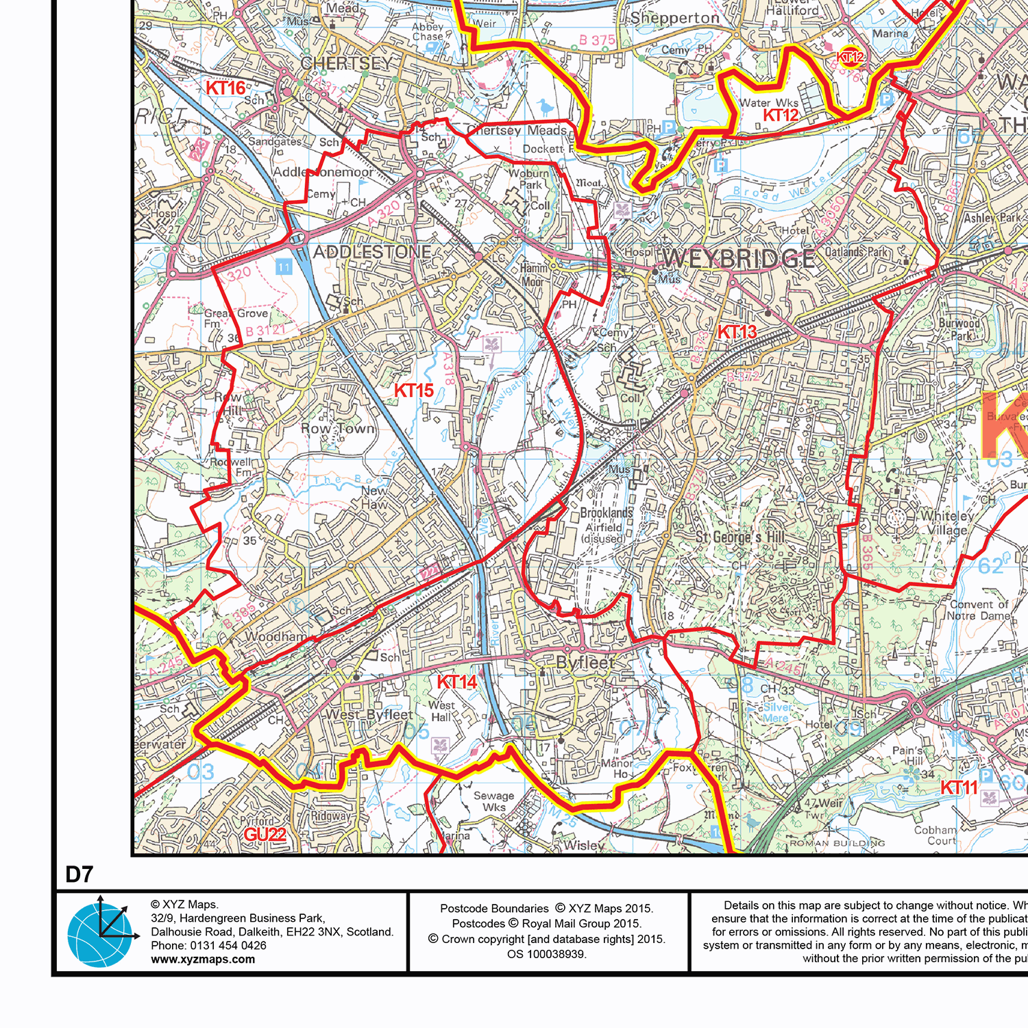 Er Postcode Map Greater London - Postcode District - GIF Image – XYZ Maps