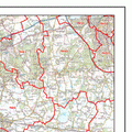 Redhill - RH  - Postcode Wall Map